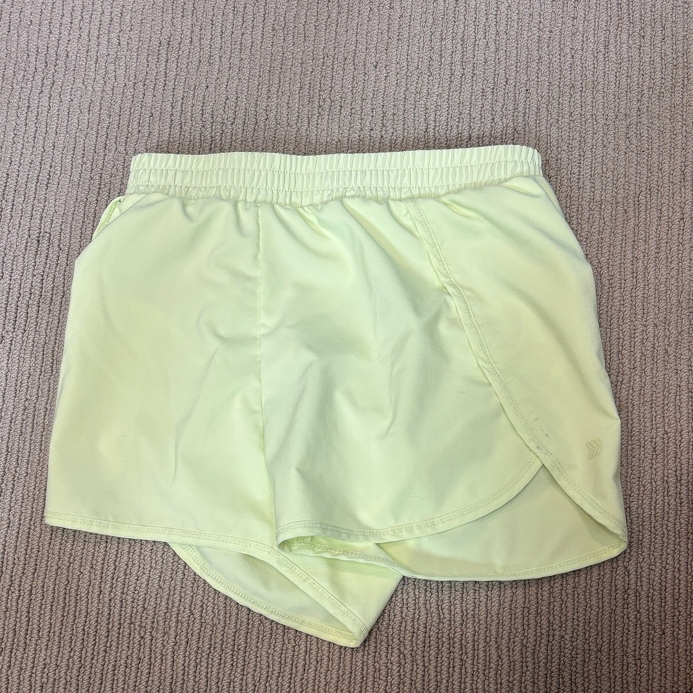 all in motion Pale Yellow Women's Athletic Shorts